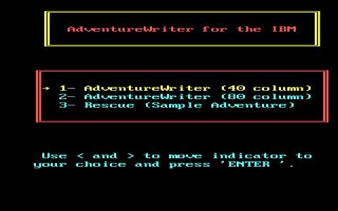 Adventure Writer (included game)