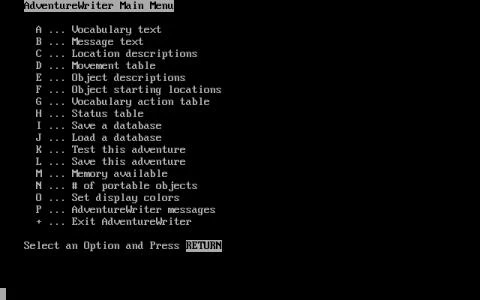 ADVENTURE WRITER (INCLUDED GAME) screenshot2